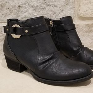 Dr scholls black ankle boots
